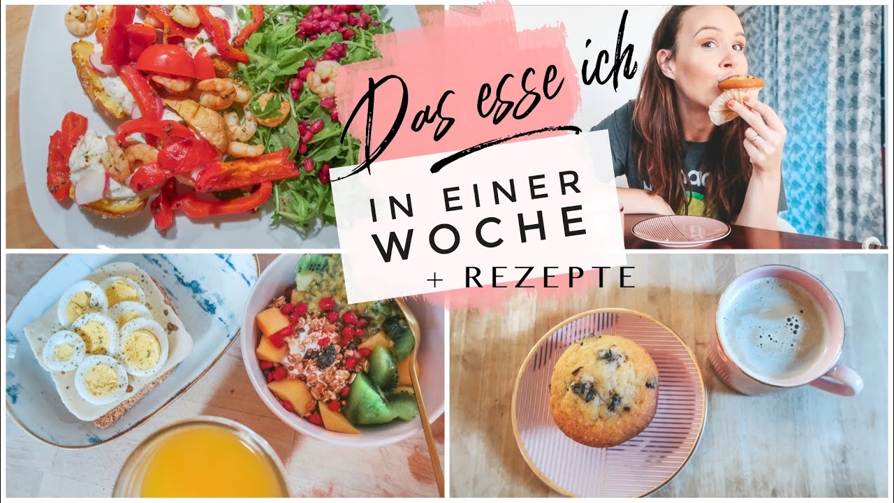 FOOD DIARY. Eine Woche meine Ernährung 😋 Realistisch, gesund & ausgewogen + neue Herbst Rezepte
