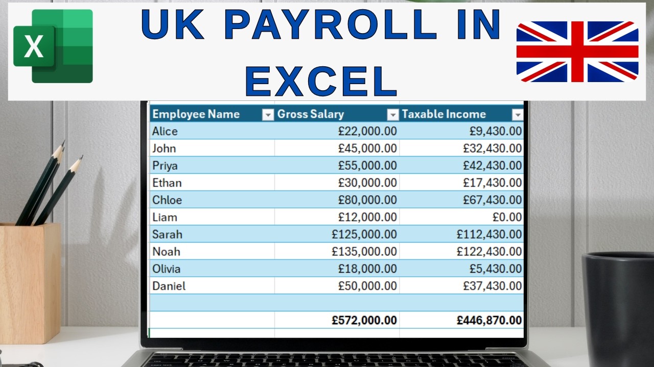 UK Payroll Calculations in Excel: Step by Step Guide for Employers