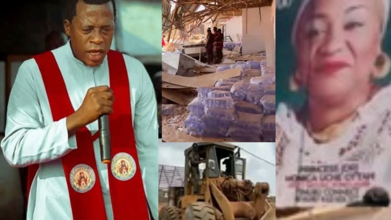 Rev fr. Okunerere explained what happened and who sent people to demolish his adoration ministry