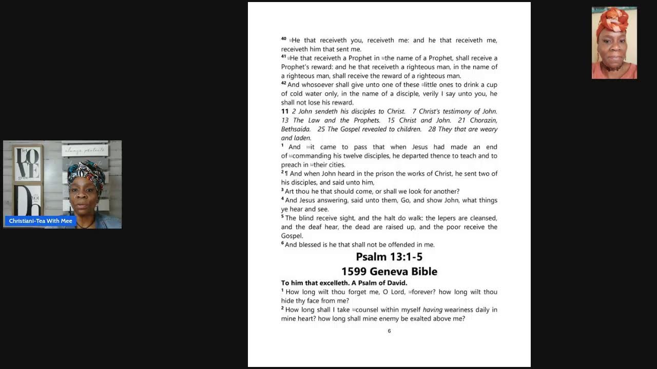 Daily Devotion Jan 15~Exhortation (Betrayal-Dan & Judas Iscariot) & Bible Reading (Geneva Bible)
