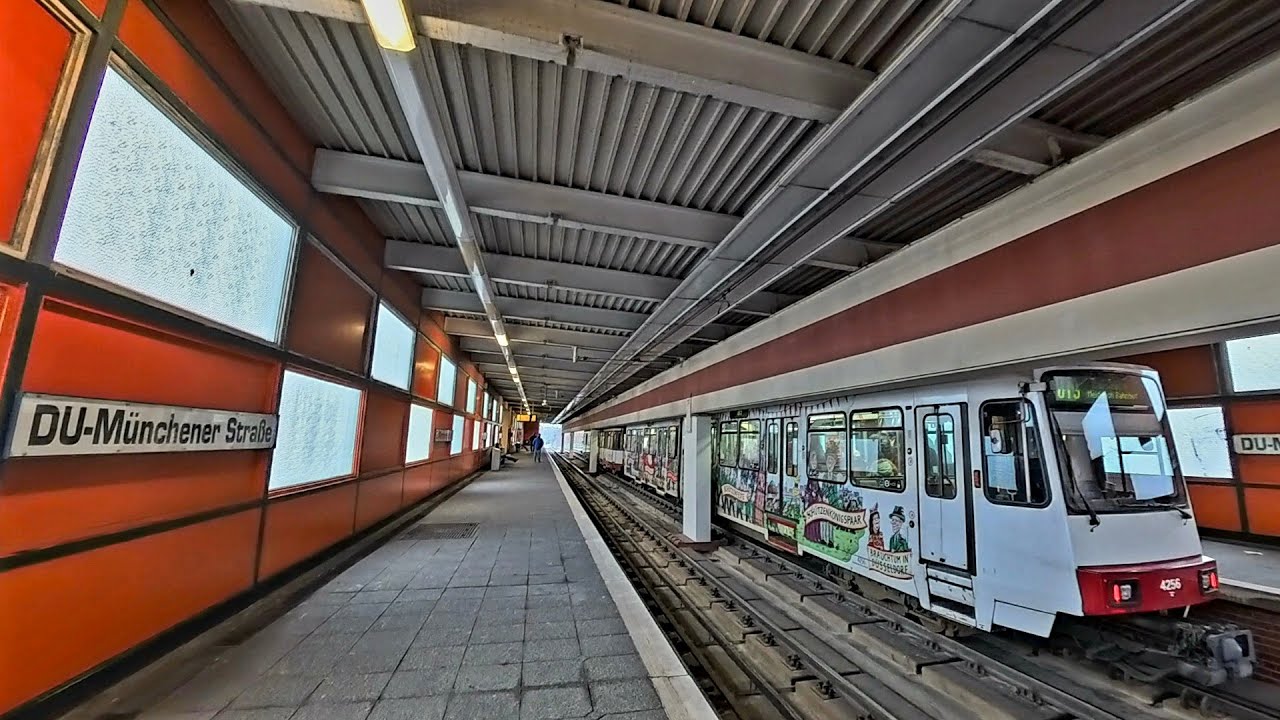 U-Bahn Haltestelle Münchener Str. | Duisburg | Februar 2026 | 4K