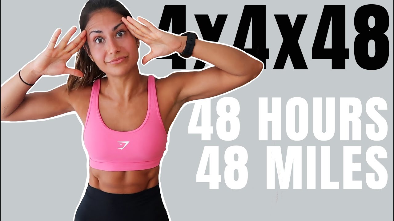 I ATTEMPTED 4X4X48 DAVID GOGGINS CHALLENGE! Running 4 miles every 4 hours for 48 hours...