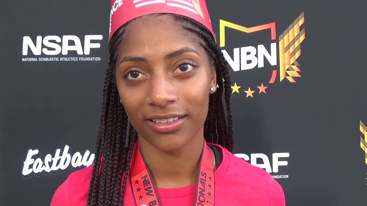 Tia Jones interview after 2017 NBNO 100m hurdles triumph