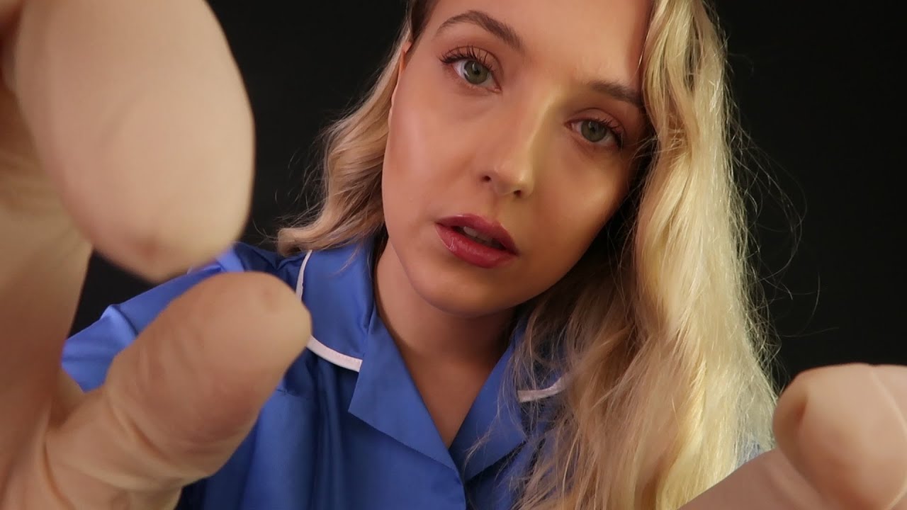 ASMR: Flashlight Exam with Latex Gloves