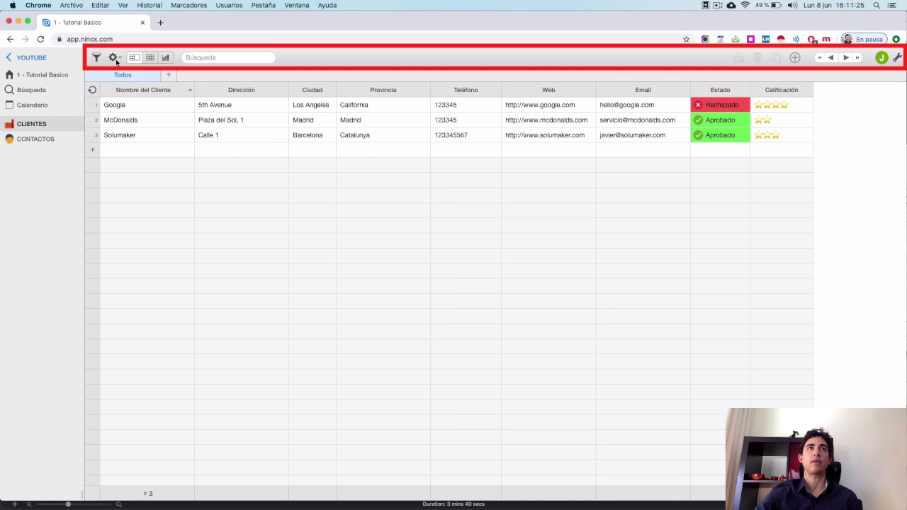 Tutorial b&aacute;sico de Ninox Database en Espa&ntilde;ol - Solumaker