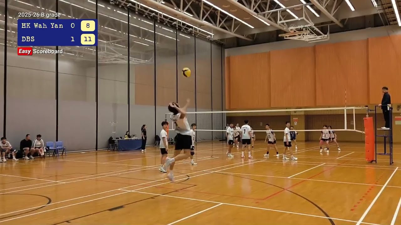 2025-26 學屆排球 D1 B grade DBS vs HK Wah Yan set 2 