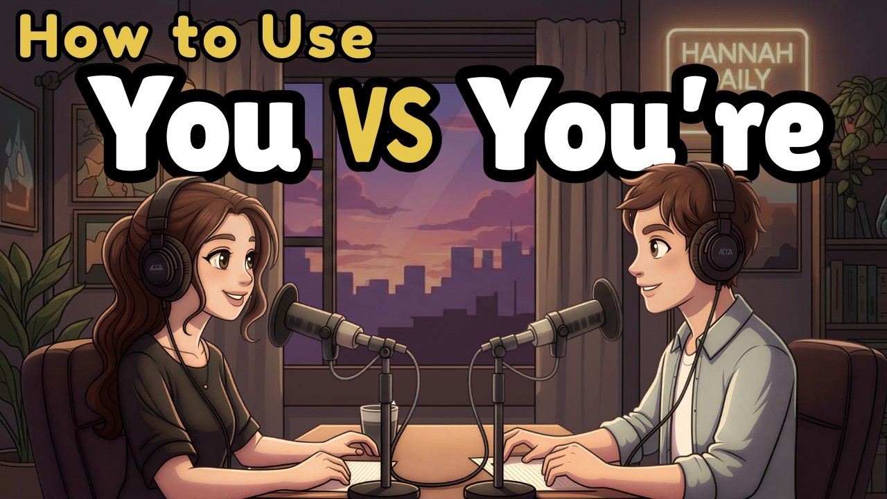 Учите английский с помощью подкаста Real Conversations | Как использовать YOUR и YOU'RE в английс...