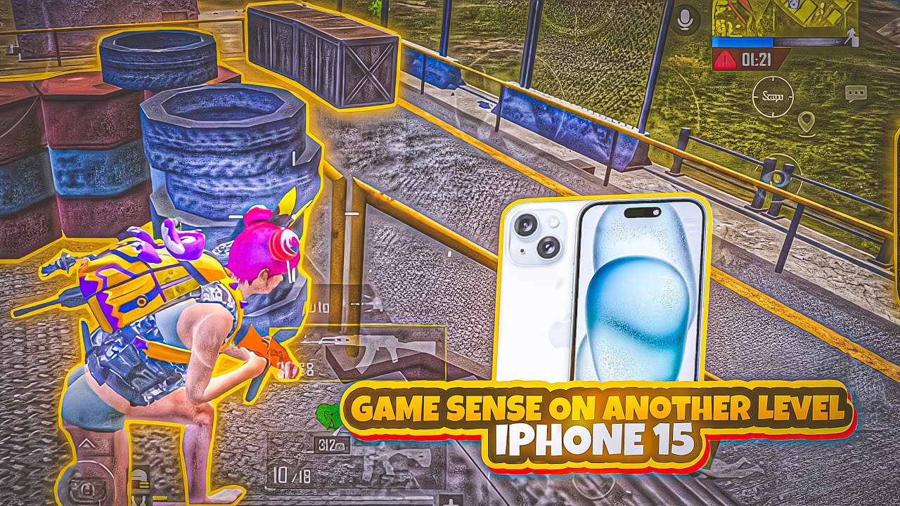 GAME SENSE ON ANOTHER  LEVEL 🧠 | BGMI IPHONE 15 GAMEPLAY 60FPS SMOOTH + EXTREME 