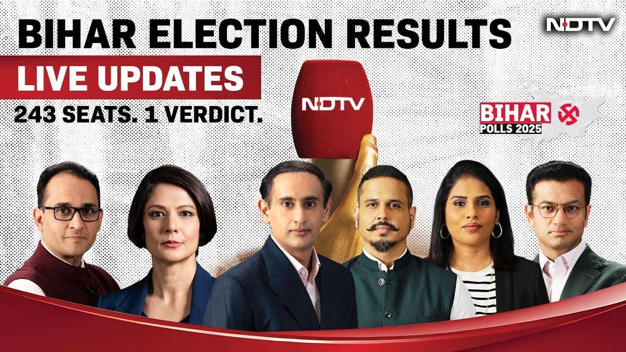 Bihar Vote Counting LIVE | Who Will Win Bihar? Watch NDTV's Special Coverage With Rahul Kanwal
