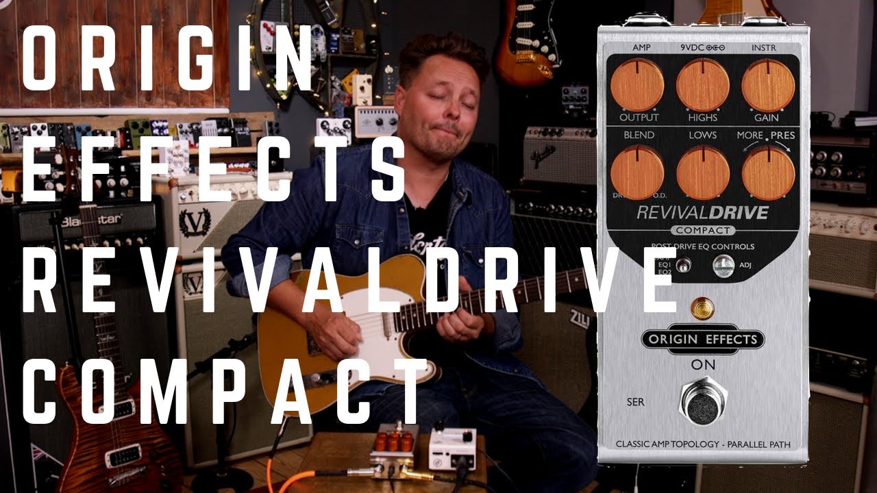 Origin FX RevivialDRIVE Compact Pedal | Compact Overdrive, Big Amp Tone!