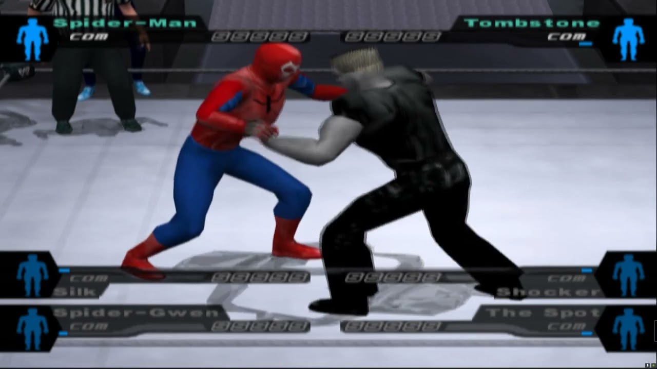 WWE: Here Comes The Pain - Spider-Man/Silk/Spider-Gwen vs The Spot/Tombstone/Shocker