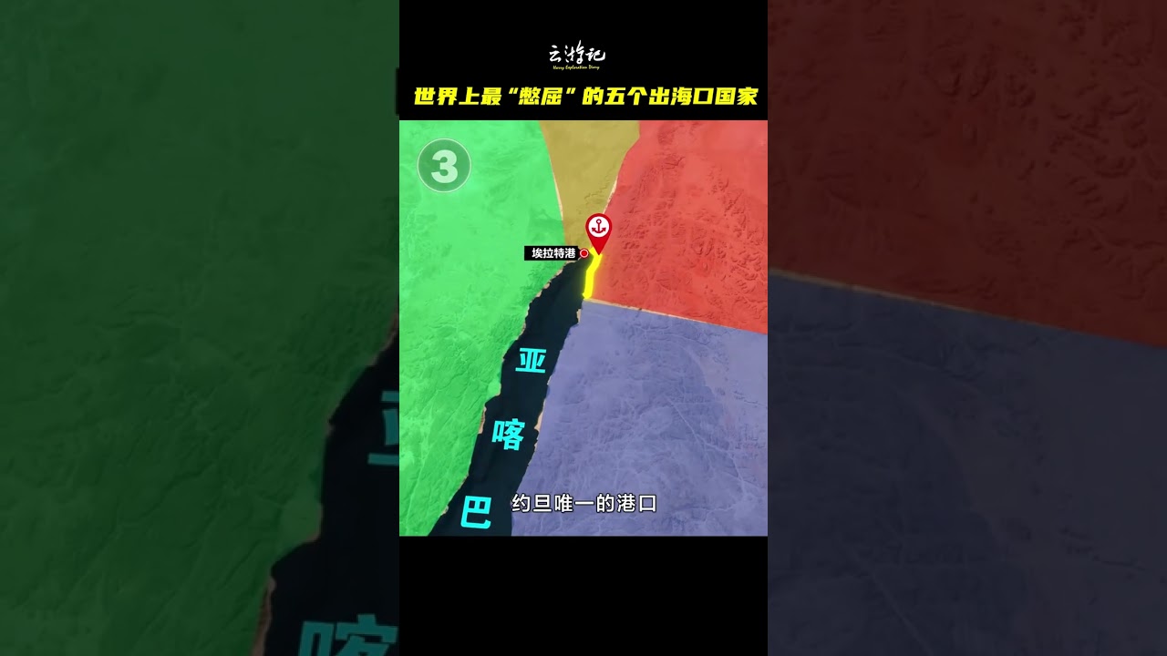 世界上最憋屈的五個出海口國家#地理#看世界#出海口