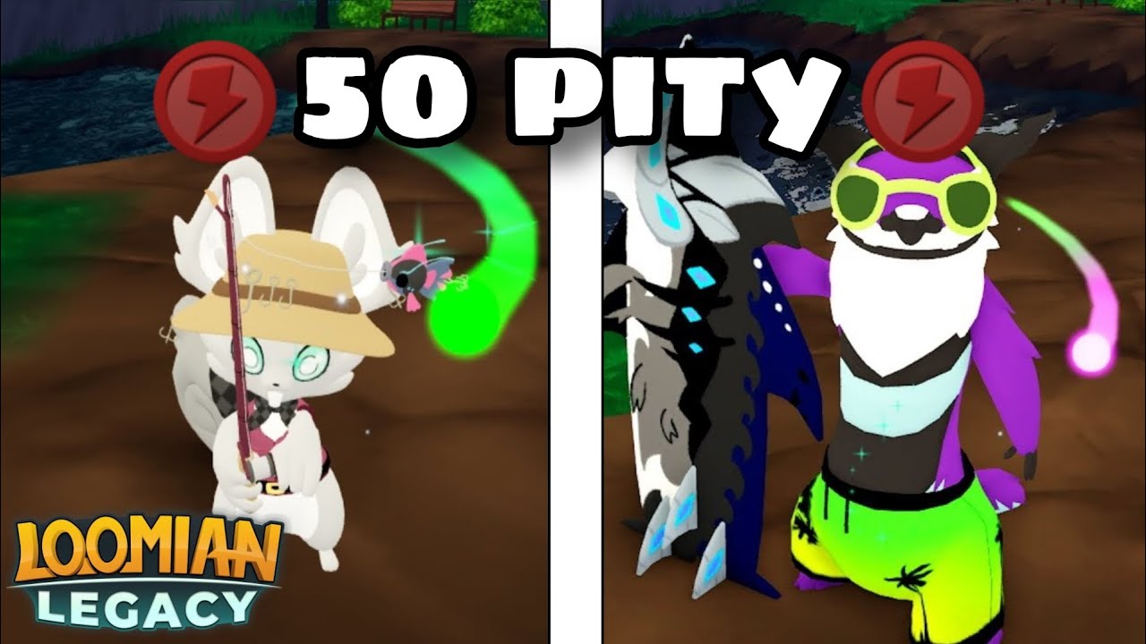 Insane 50 Pity Counter Finds in Loomunity Park in Loomian Legacy. 👀 [Roblox]