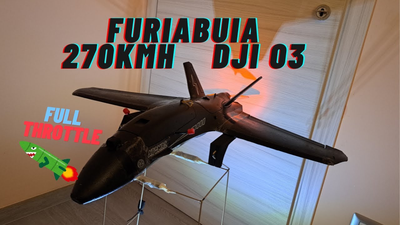 Aereo ATOMRC Dolphin -6s- 270 km/h in FPV  FURIABUIA