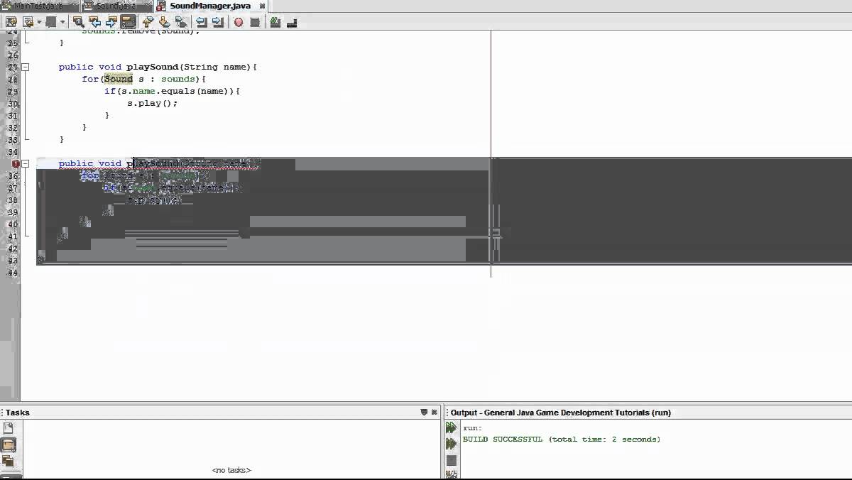 Sound Manager - #8 - General Java Game Development Tutorials