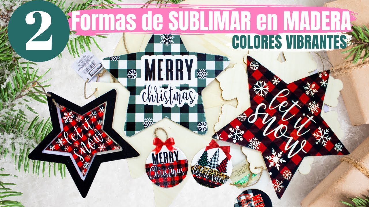2 Formas de Como SUBLIMAR en MADERA con Colores Vibrantes {Tutorial Completo para Principiantes}