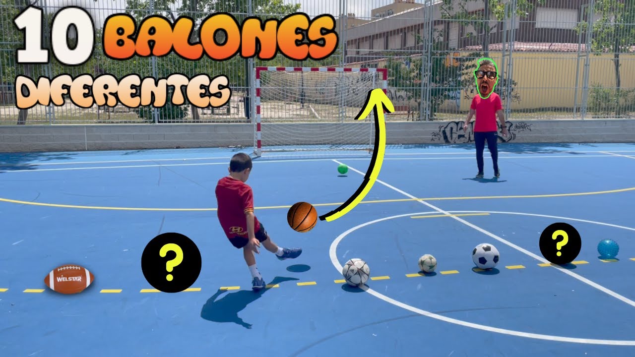 RETOS con 10 TIPOS de BALONES + ADRENALYN XL Laliga 2023