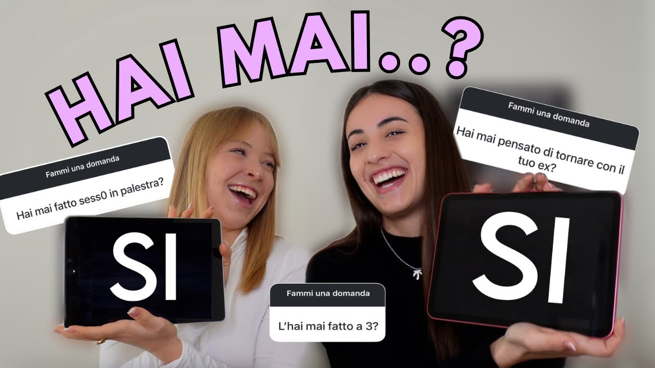 HAI MAI 100% ONESTO con @federicacecchin🔞Q&A DOMANDE SCOMODE