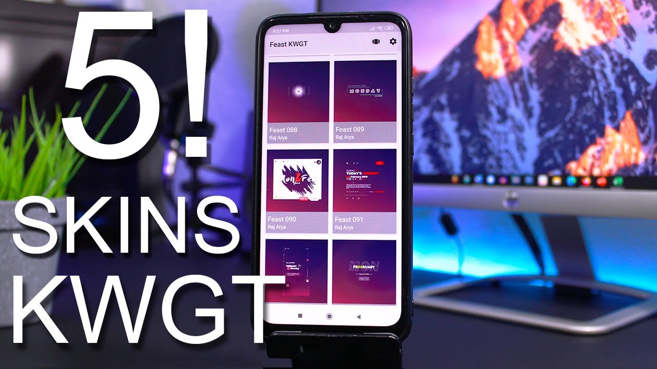 TOP 5 MEJORES PAQUETES DE WIDGETS PARA KWGT DE ANDROID - 2020 (PACKS DE SKINS )