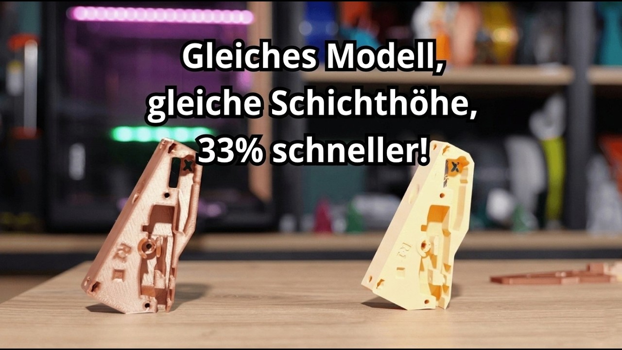 33% SCHNELLER drucken mit nur wenigen Klicks! ⏱️ 3D-Druck Tipps