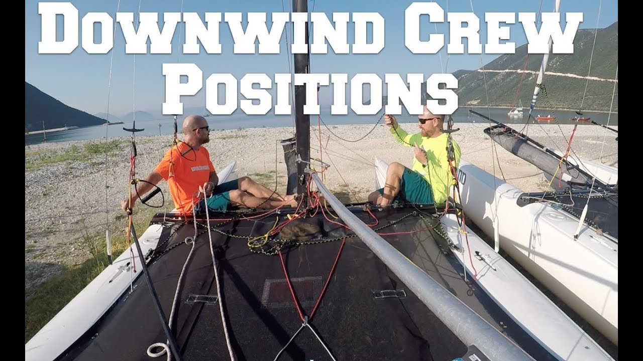 F18 Crew Positions -  Downwind - Catamaran Tutorial