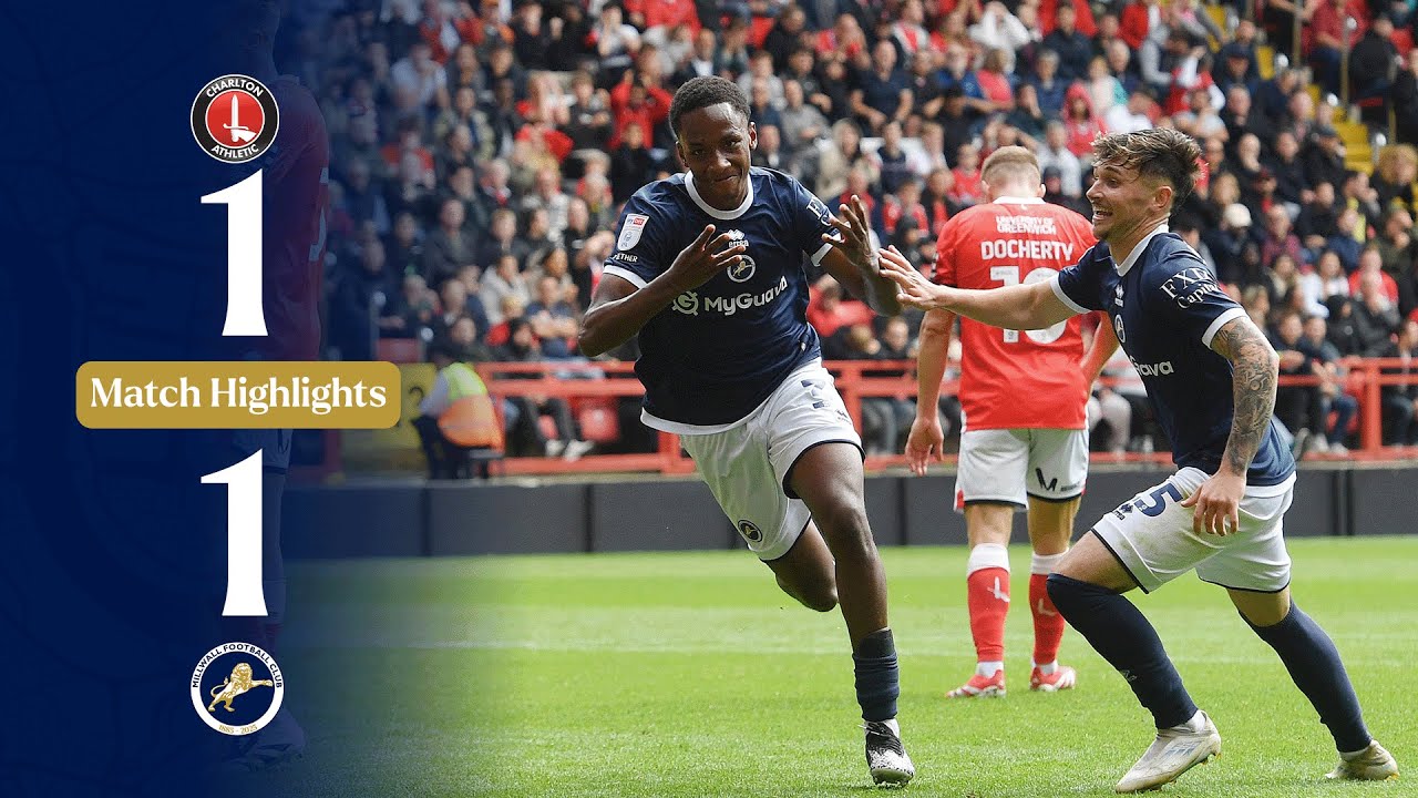 Late leveller from Ra'ees | Charlton Athletic 1-1 Millwall | Highlights