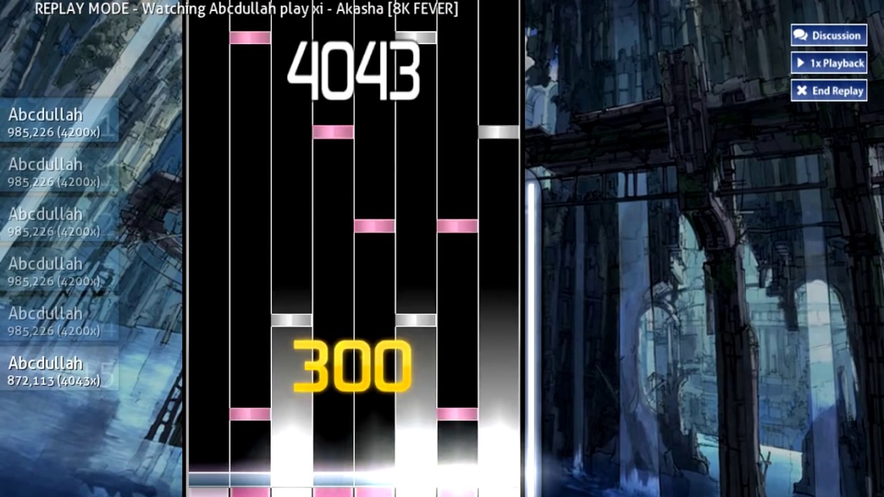[osu! mania] Abcdullah | xi - Akasha [8K FEVER]