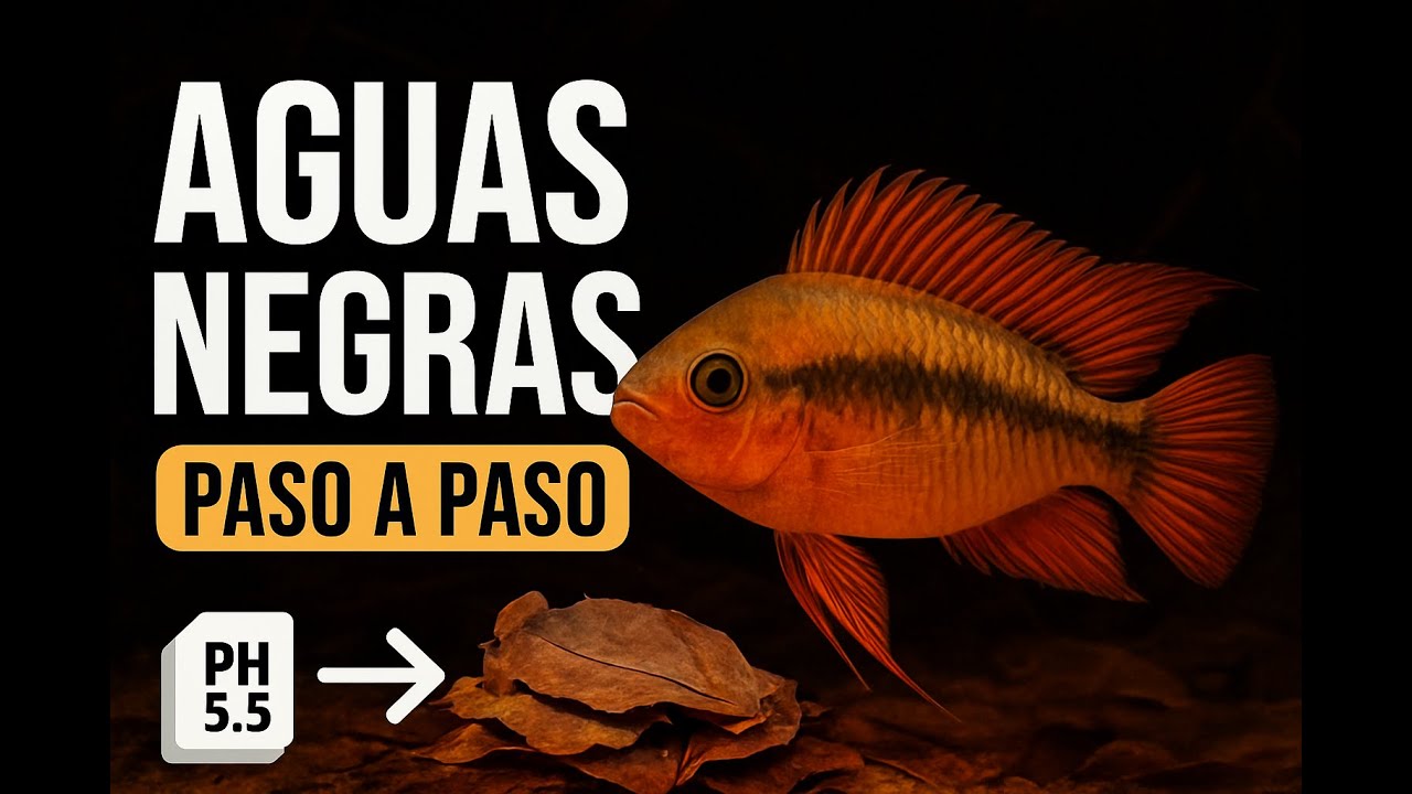 De 0 a AGUAS NEGRAS | BIOTOPO AMAZÓNICO  en SOLO 7 Min 🍂🐠