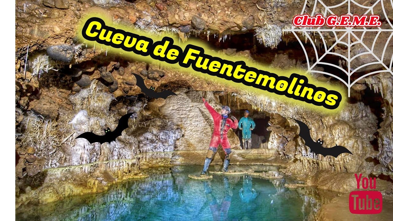 Cueva de Fuentemolinos, Puras de Villafranca, Burgos. Espeleología con el Club G.E.M.E. 9/12/18