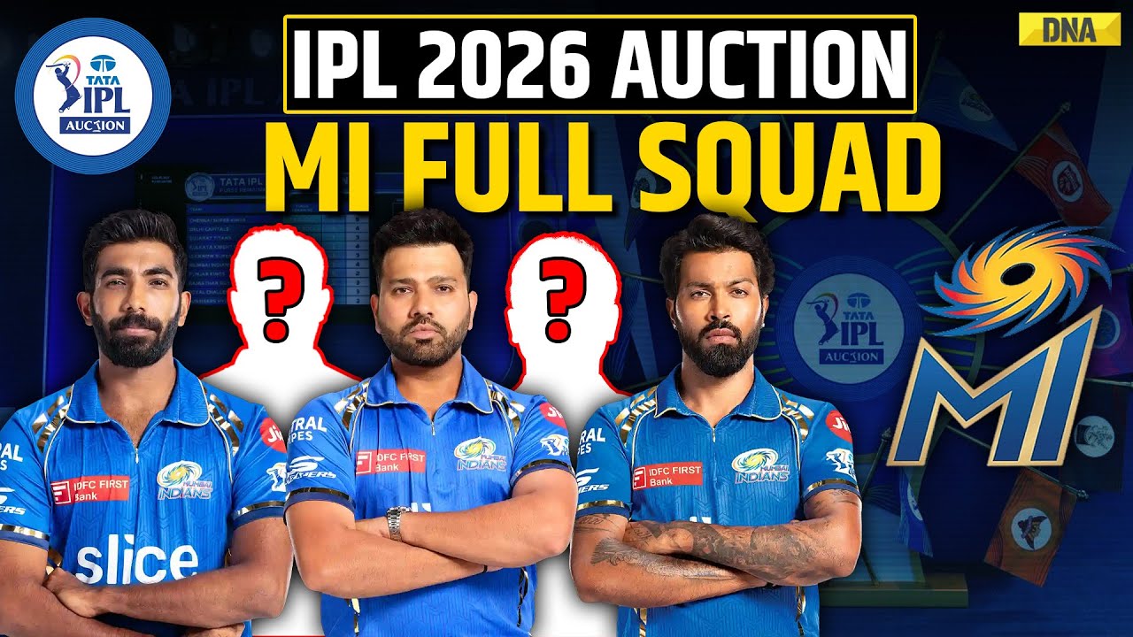 IPL Auction 2026: MI Squad Analysis I Mumbai Indians I MI Playing 11 In IPL 2026 I Cricket