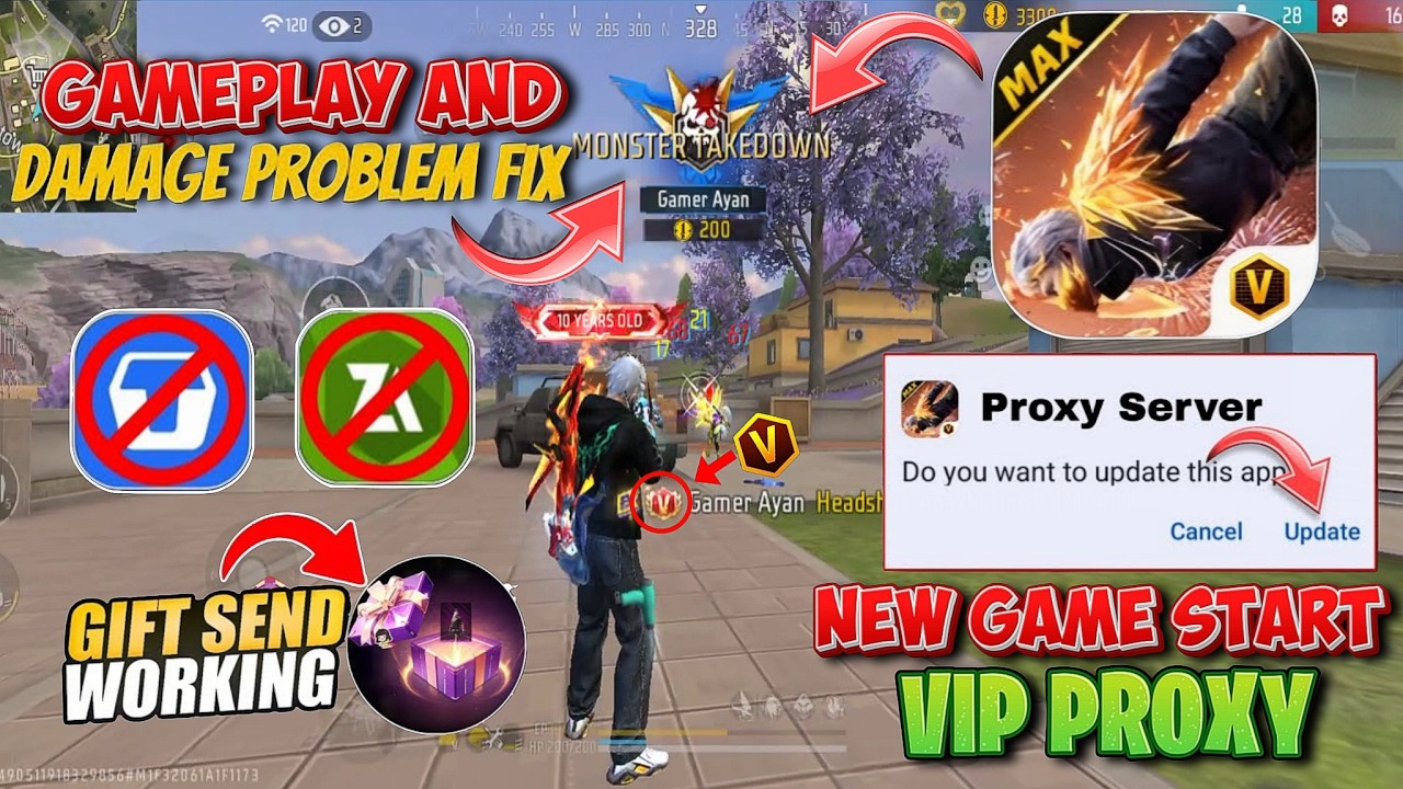 GAME START / GIFT SENDING🎁 PROXY SERVER  100% WORKING HOW TO DOWNLOAD | VIP ASTUTE BETA PROXY SERVER