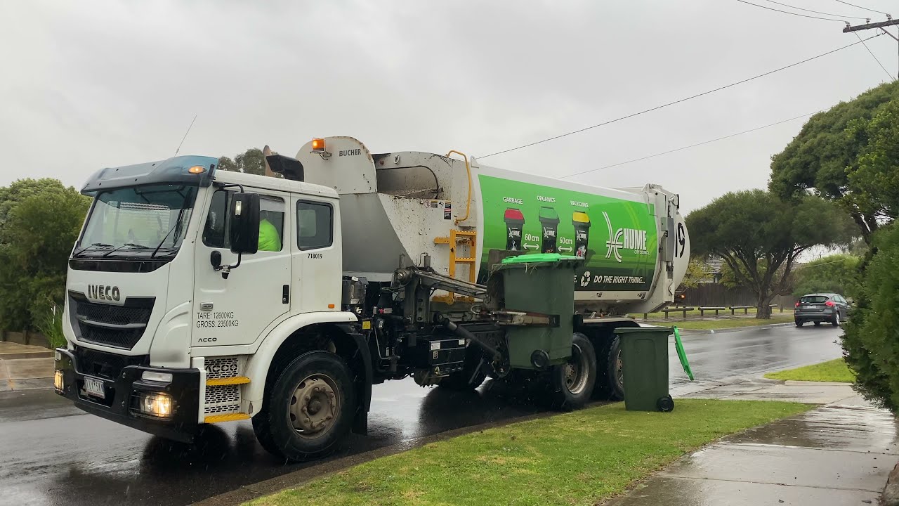 Hume City Council Organics Collection Truck 19