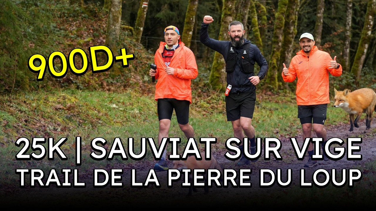 Courir dans le froid sous la pluie.. | Trail de la Pierre du Loup 2026 - Sauviat sur Vige