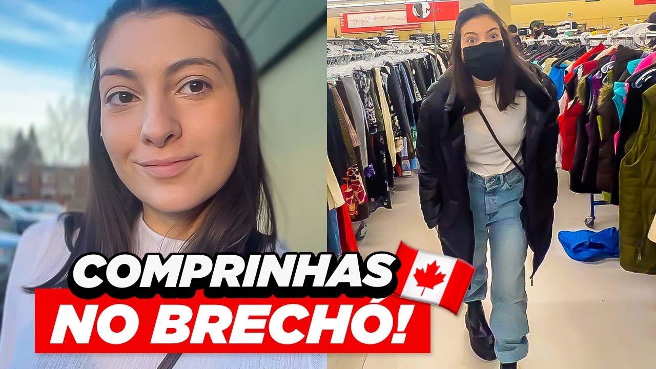 Vlog tour no brechó do Canadá! Onde compro minhas roupas? Tour na Vallue Village
