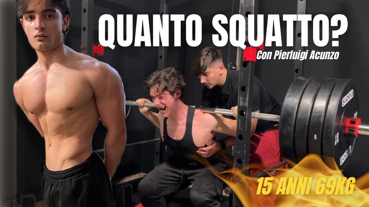 QUANTO SARÀ FORTE UN 15 enne in SQUAT?! | Pr con Pierluigi Acunzo 