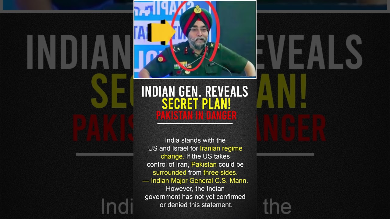 India, America and Israel's big plan? Major General CS Mann's explosive statement