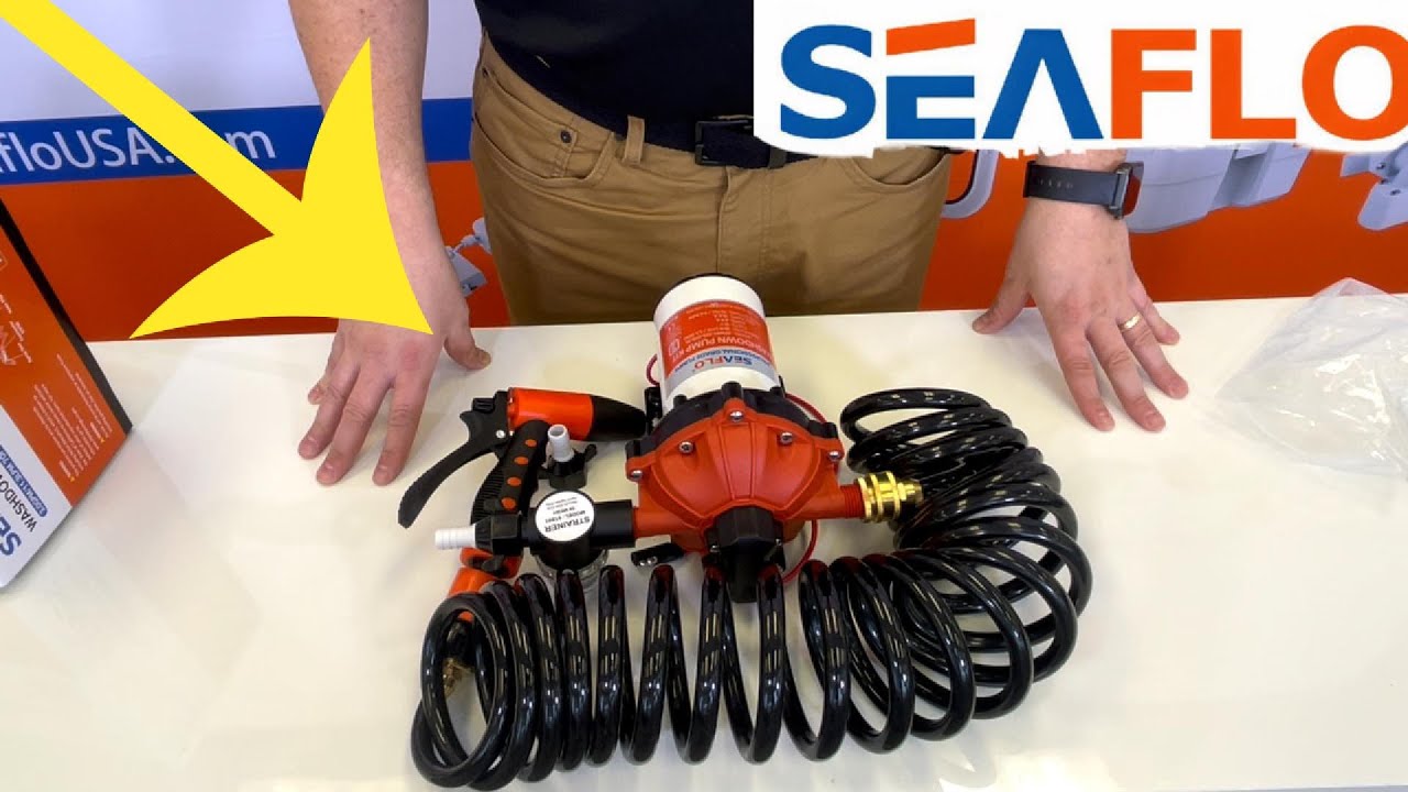 Подробности о комплекте для мойки под высоким давлением! Распаковка Seaflo Marine & RV