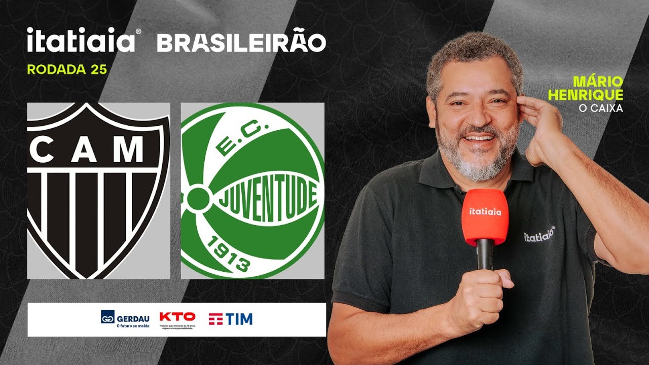 ATL&Eacute;TICO X JUVENTUDE AO VIVO NA ITATIAIA | REACT DO BRASILEIR&Atilde;O 2025