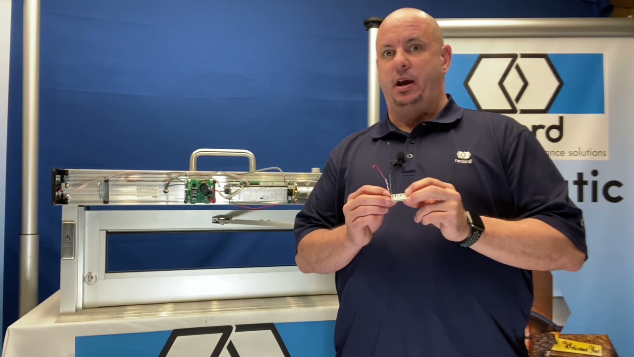 Wiring in wireless push plates