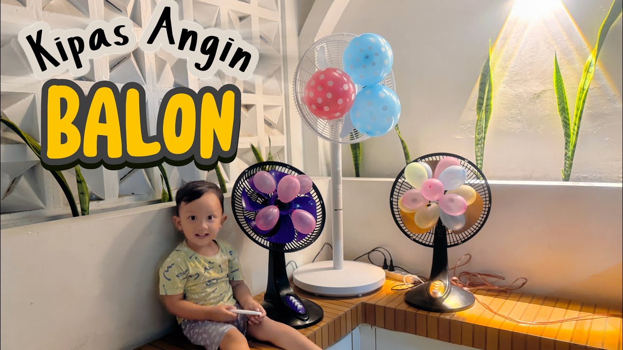 Drama Abang Nuel Bermain Kipas Angin Menggunakan Balon ⁉️ #kipasangin #balon #balonkuadalima #kipas 