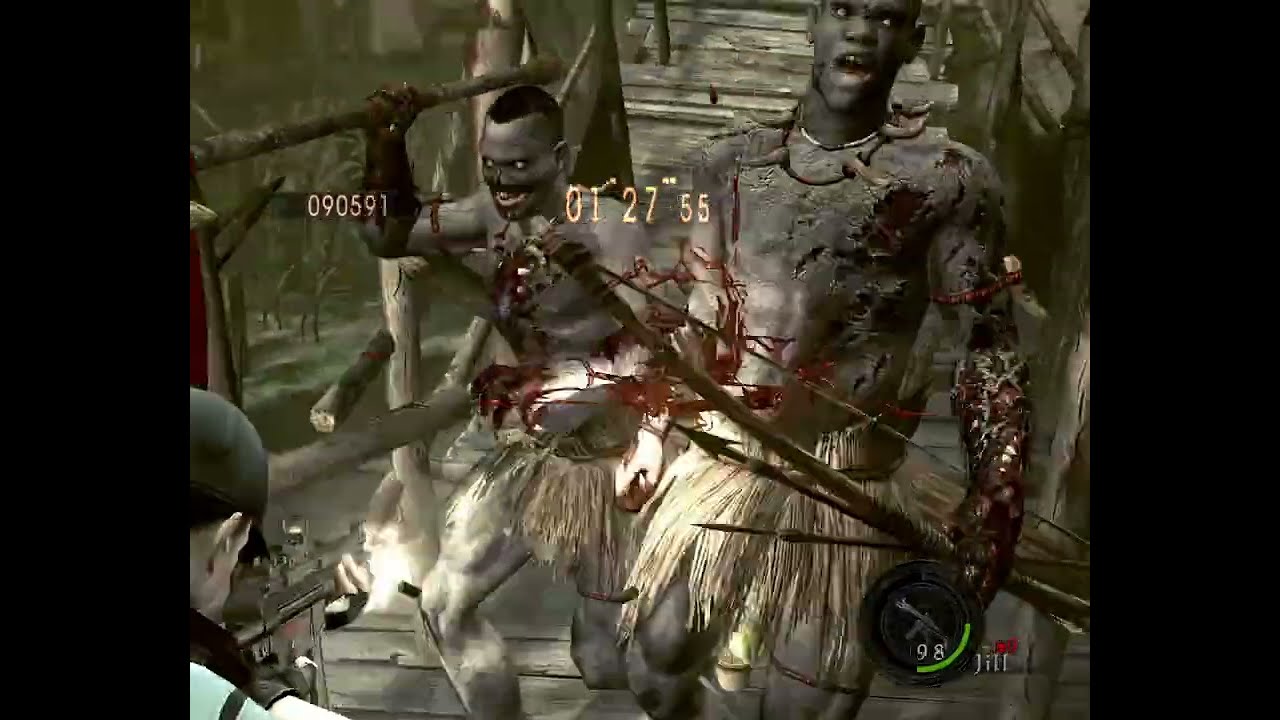 RE5 - The Mercenaries - Jill (BSAA) - SS Rank - Village