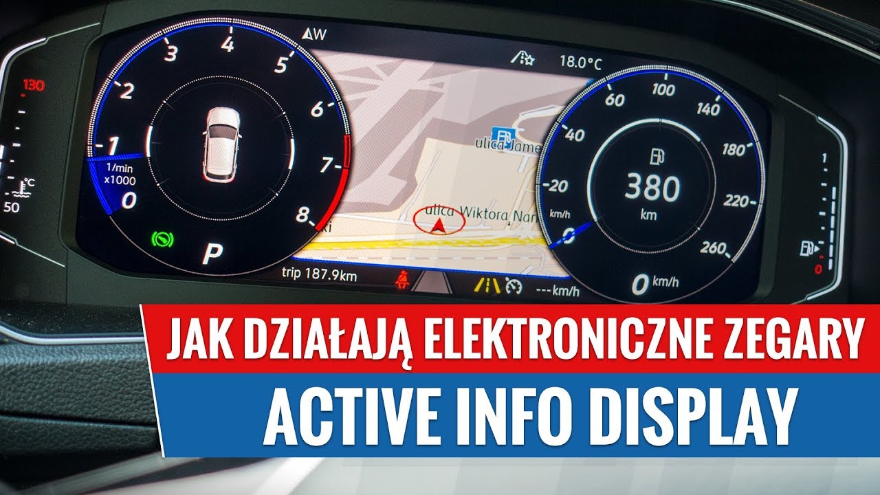 Active Info Display - jak działają elektroniczne zegary w VW?