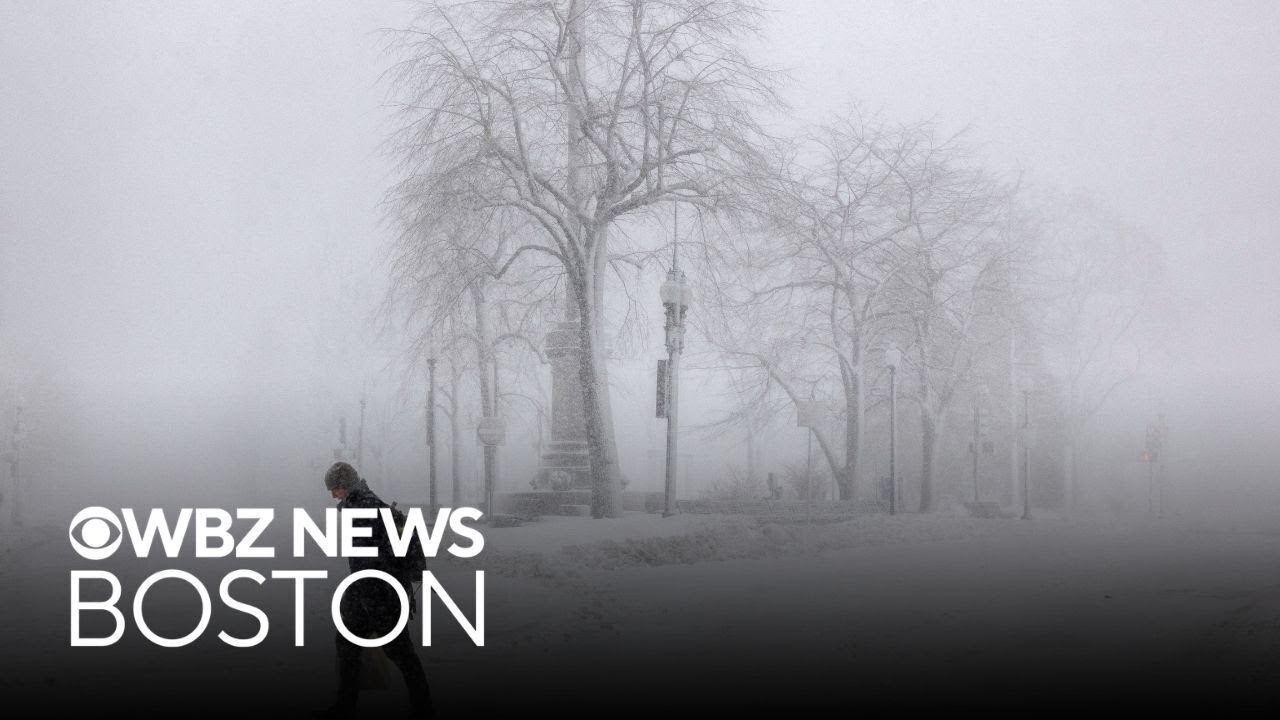 Latest details on blizzard pounding Boston with heavy snow and high winds