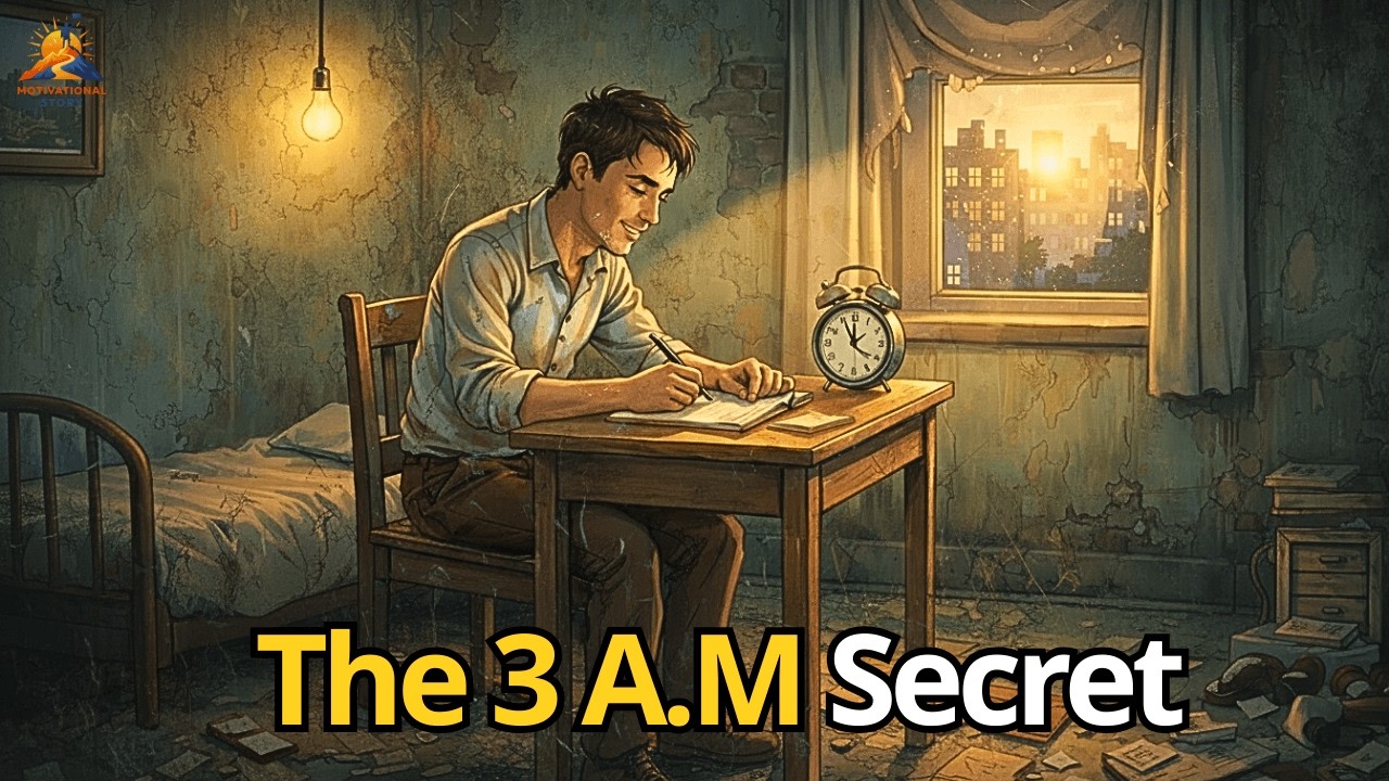 The Secret of 3 AM | One Habit That Changed a Poor Young Man Life | how to stay motivated ?