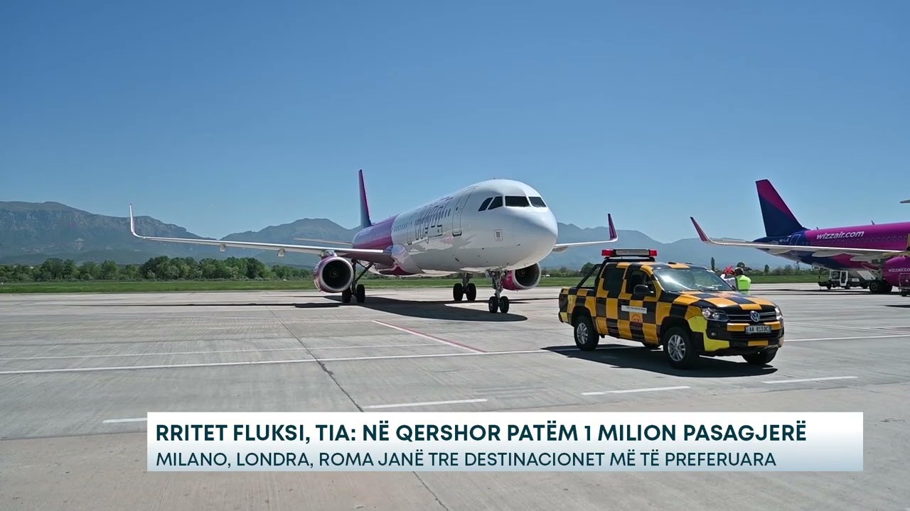 Rritet fluksi, TIA: Në qershor patëm 1 milion pasagjerë - Milano, Londra, Roma janë tre...