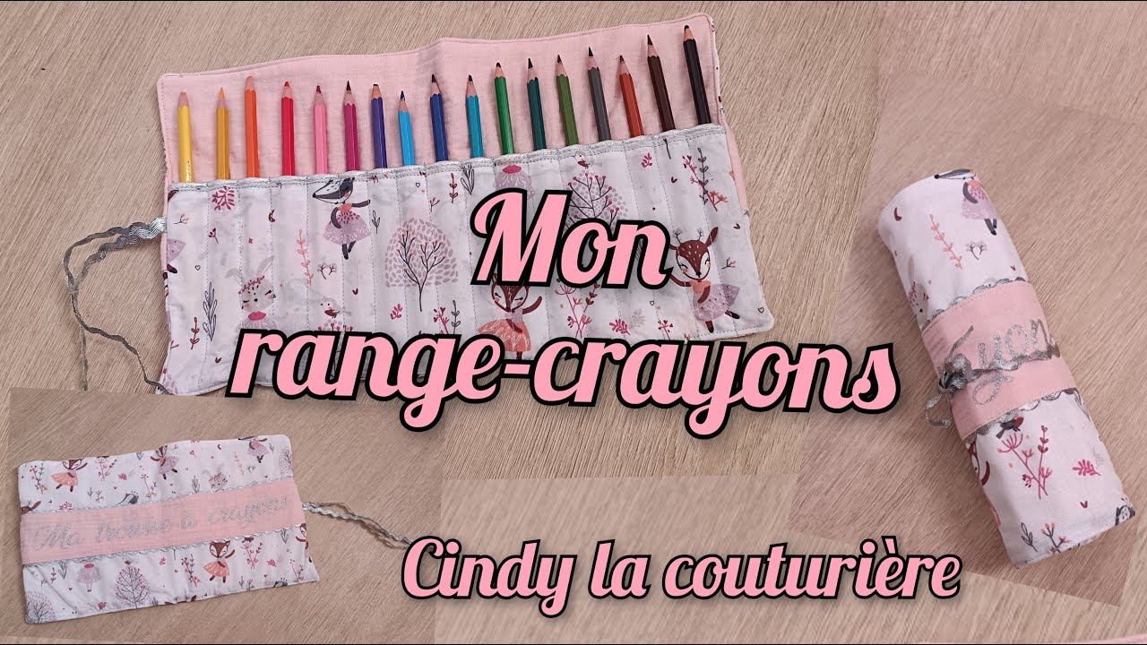 Tuto #diy facile : Le rangement à crayons ~ Cindy la couturière