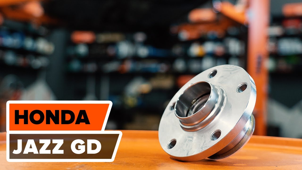 Wie HONDA JAZZ 1 Radlager hinten wechseln TUTORIAL | AUTODOC
