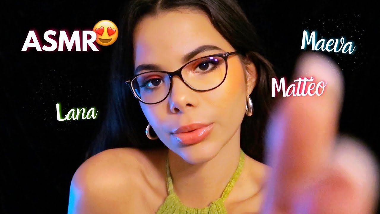 ASMR FR JE CHUCHOTE VOS PRÉNOMS 😍