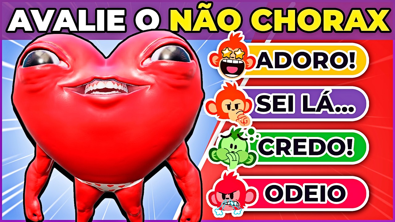 🤩🤢😡 AVALIE O N&Atilde;O PODE CHORAX 👁️👄👁️ | Jogo das escolhas  #macaquiz #quiz