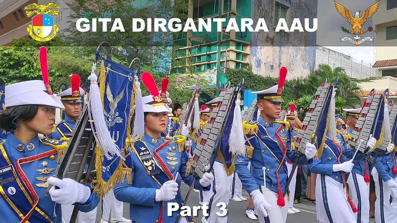 Drumband Gita Dirgantara AAU - Kirab Passing In Kopral Taruna AAU - Part 3